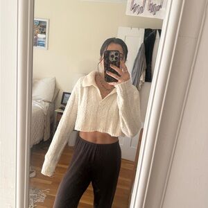 Emory Park Textured Cream Sweater